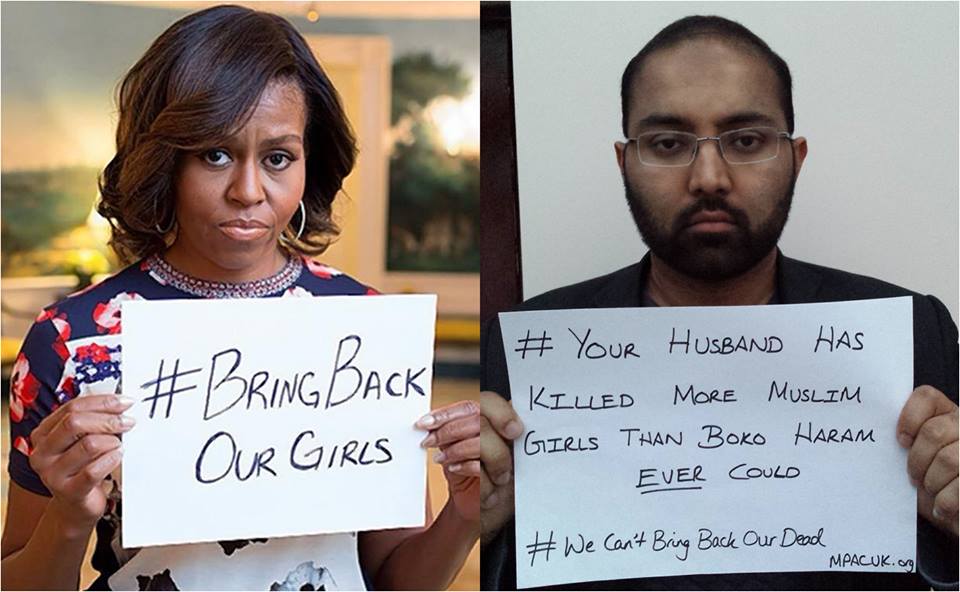 Here's what MPACUK's @razanadim has to say to Michelle Obama about #BringBackOurGirls 