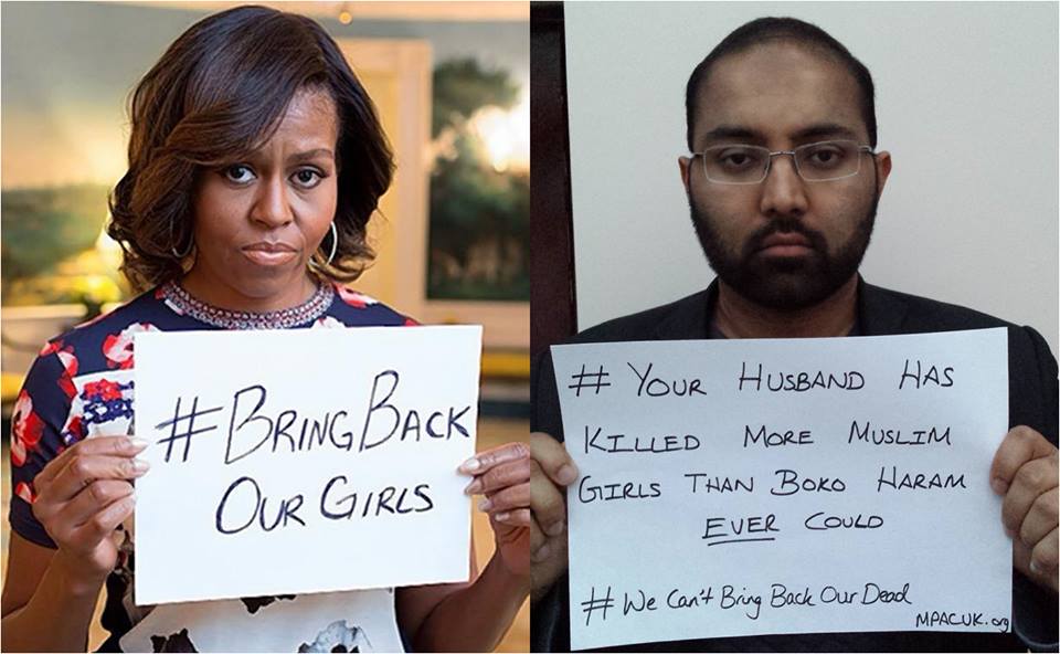 Here's what MPACUK's @razanadim has to say to Michelle Obama about #BringBackOurGirls