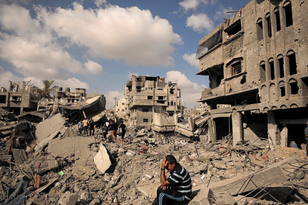 Destruction in Gaza City