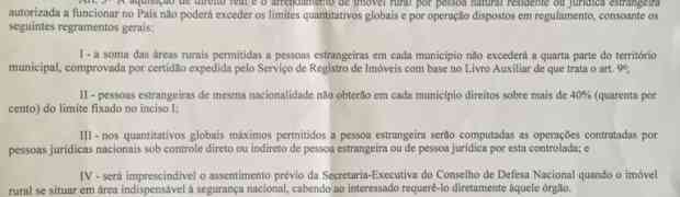 O governo Temer prepara MP para a venda de terras a estrangeiros